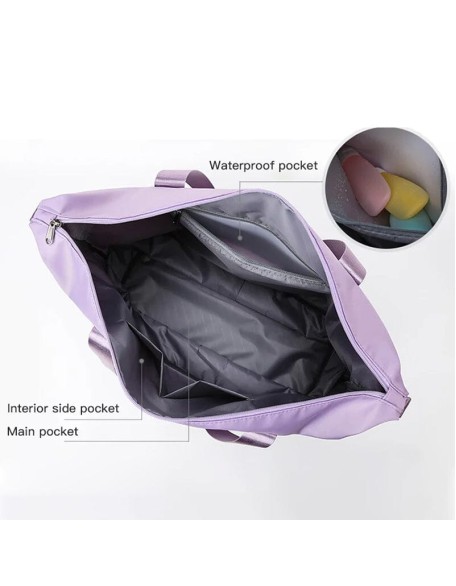 High-capacity Double-layer Wet Separation Travelling Bag