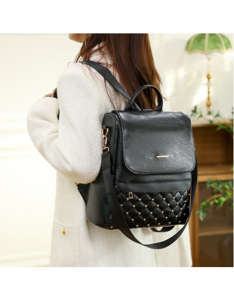 Multipurpose Anti-theft Travel Soft Leather Casual Bag
