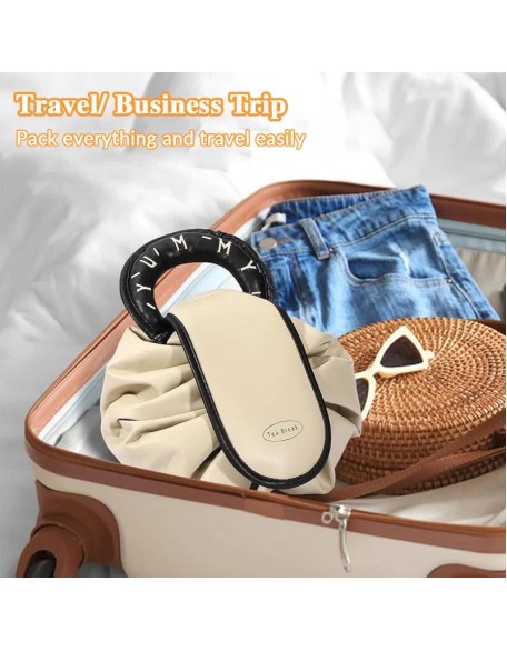 Lazy Drawstring Makeup Fashion Handbag