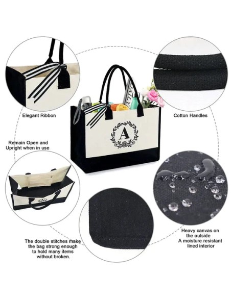Letter Canvas Bag