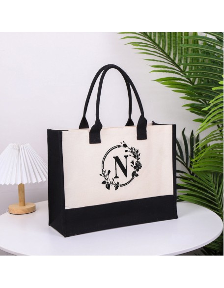 Letter Canvas Bag