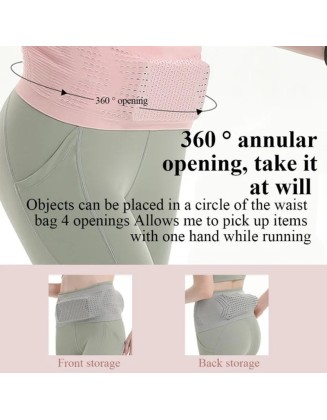 Multifunctional Knit Breathable Concealed Waist Bag