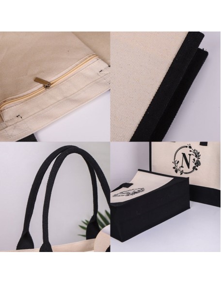 Letter Canvas Bag
