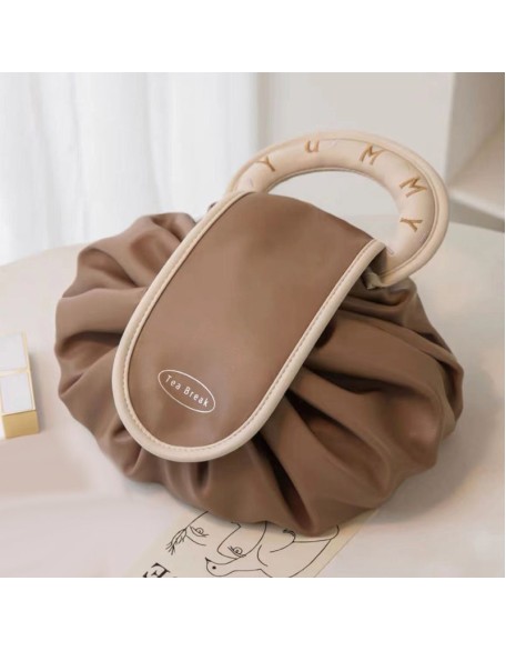 Lazy Drawstring Makeup Fashion Handbag